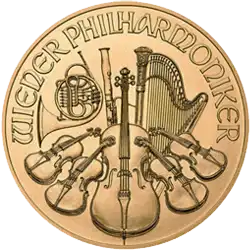 Austrian Gold Philharmonic bullion coin