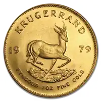 South African Krugerrand gold coin